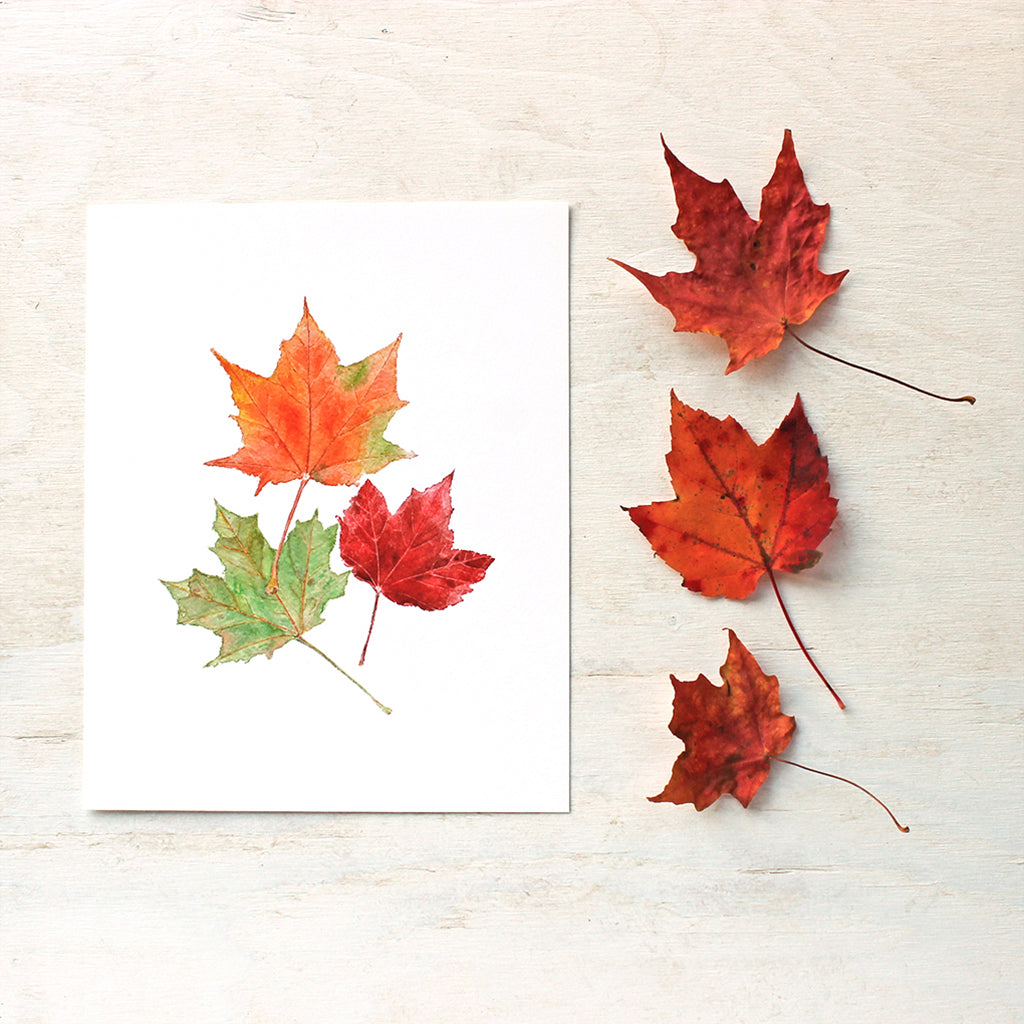 Maple Leaves Print