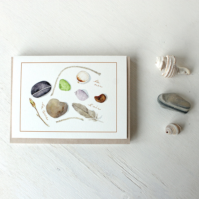 Collection Nature - Cinq cartes de souhaits