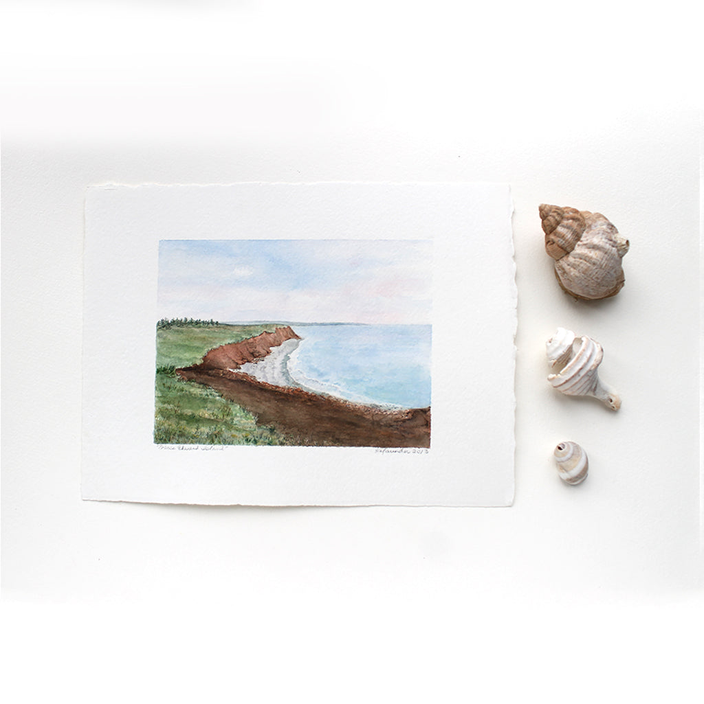 Original watercolour painting of Prince Edward Island by Kathleen Maunder