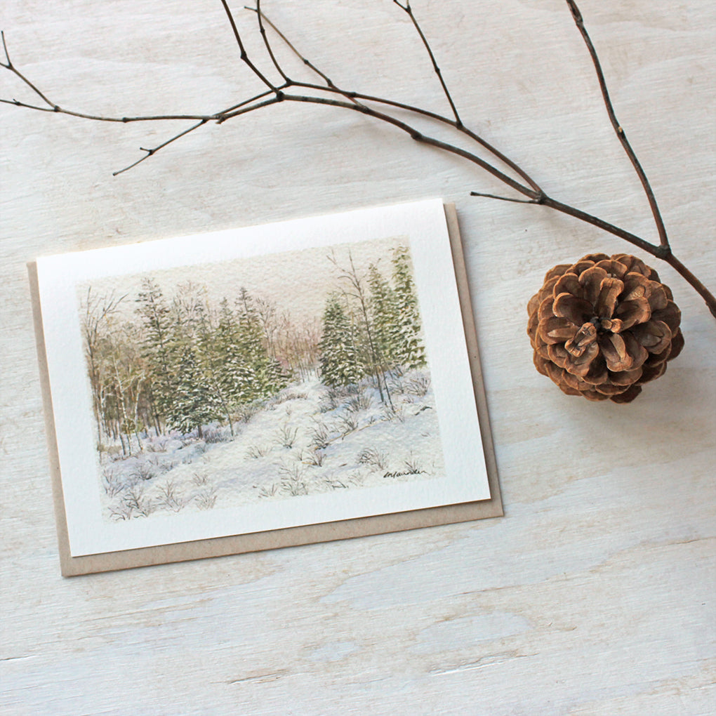Winter Forest Card, Set of 5