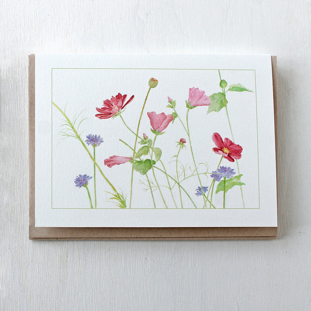 Wildflowers Note Cards - Set of 5 – Trowel and Paintbrush